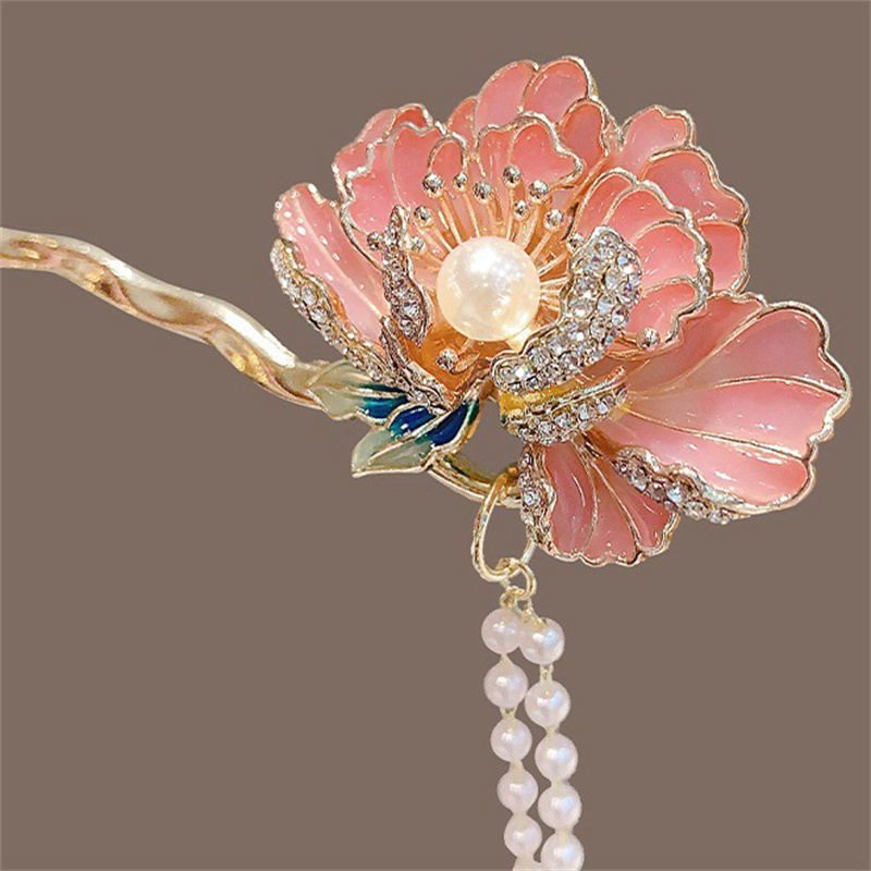 Hanbok Hair Pin - Tassel Hanfu Hair Chopsticks Headpieces U