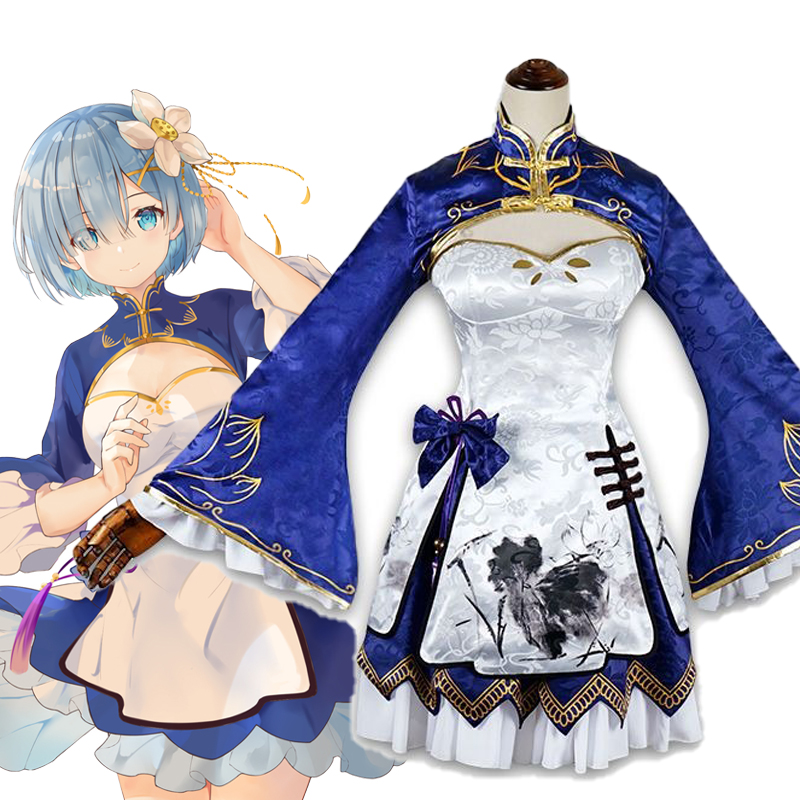 South Korea Lifestyle - Rem Ram Cosplay Cheongsam Anime Re:Life
