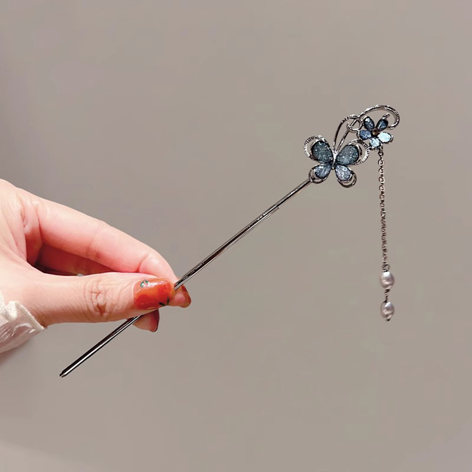 Butterfly Tassel Hairpin Hair  - Hanbok Hair Pin recension och pris