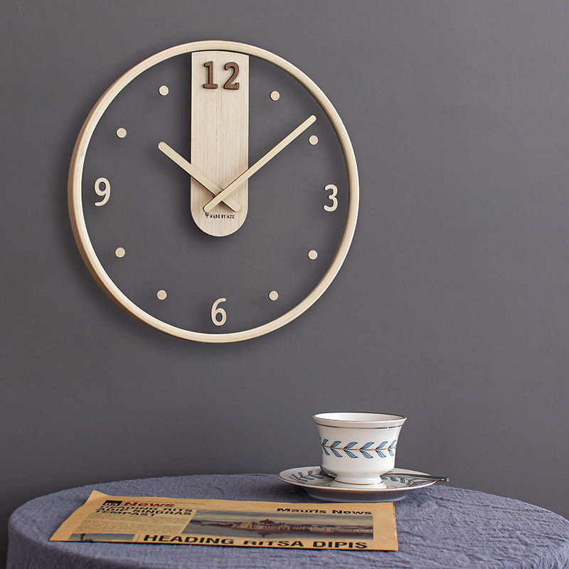 Design European Clock Wall Aes - Korean Arts And Lifestyle recension och pris