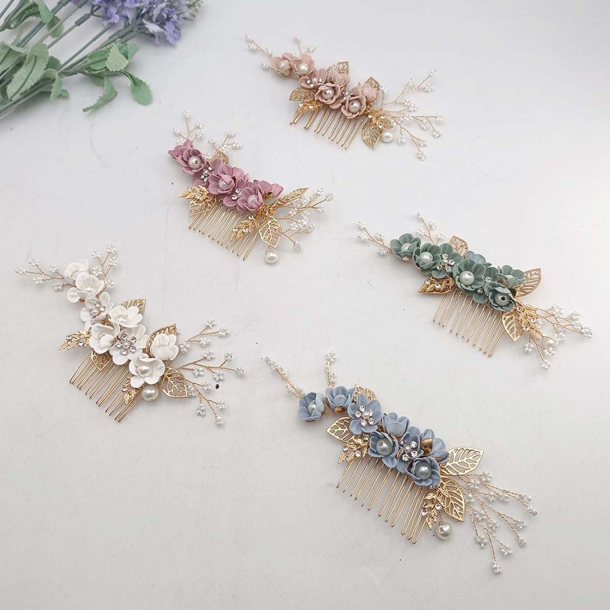 Crystal Pearl Hair Comb Clip P - Hanbok Hair Pin recension och pris