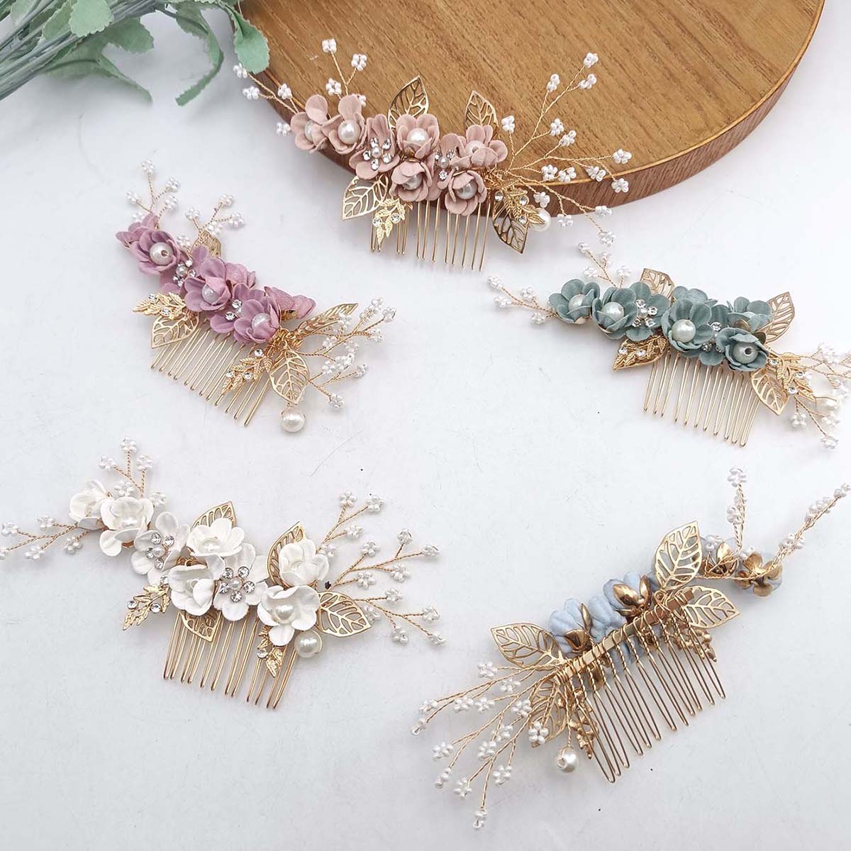 Crystal Pearl Hair Comb Clip P - Hanbok Hair Pin recension och pris