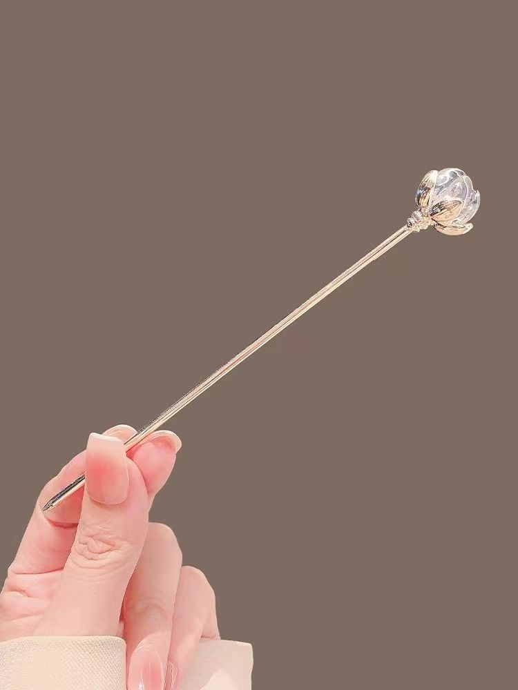 Crystal Lotus Hairpin for Wome - Hanbok Hair Pin recension och pris