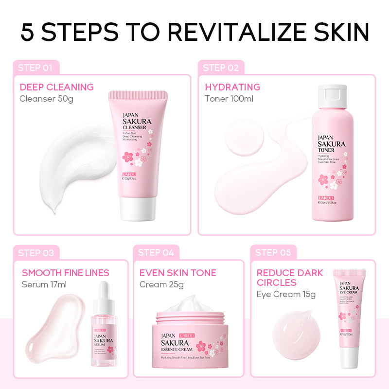 Korean Sakura Skincare Set Hyd - Korean Skincare Routine recension och pris