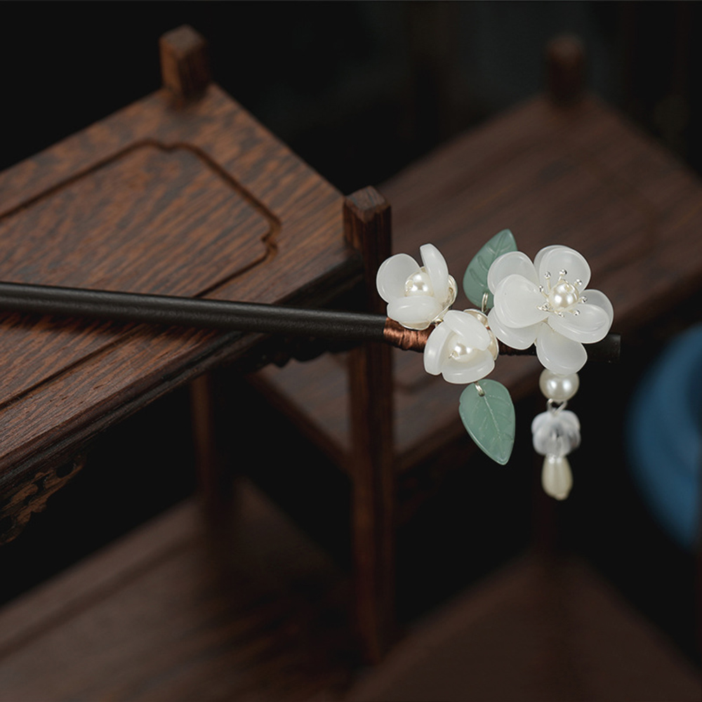 Retro Flower Hairpin With Pear - Hanbok Hair Pin recension och pris